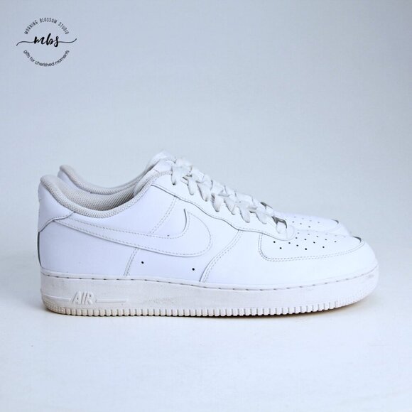 Nike‎ Air Force 1 Low \'07 Leather White Men 11.5